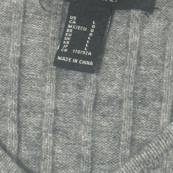 Gray Ribbed Button-Down Dress - Picture 2 of 3